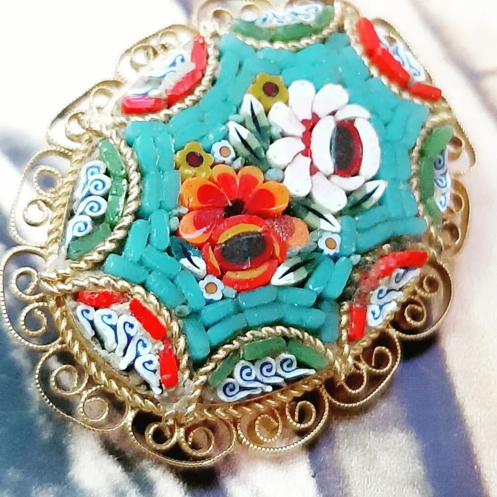 Micromosaic Broş