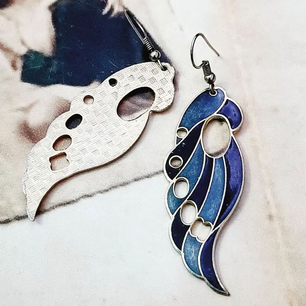 Cloisonne Mineli Küpe