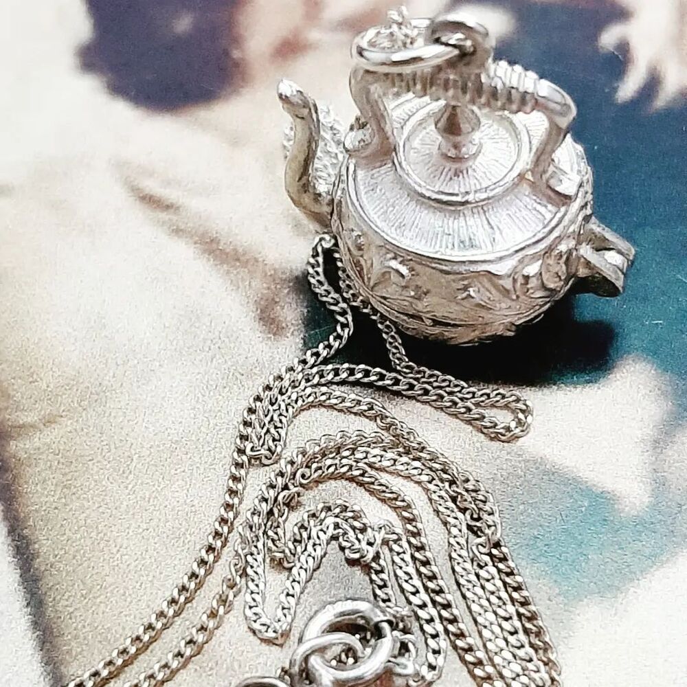 Gümüş Vintage Kolye