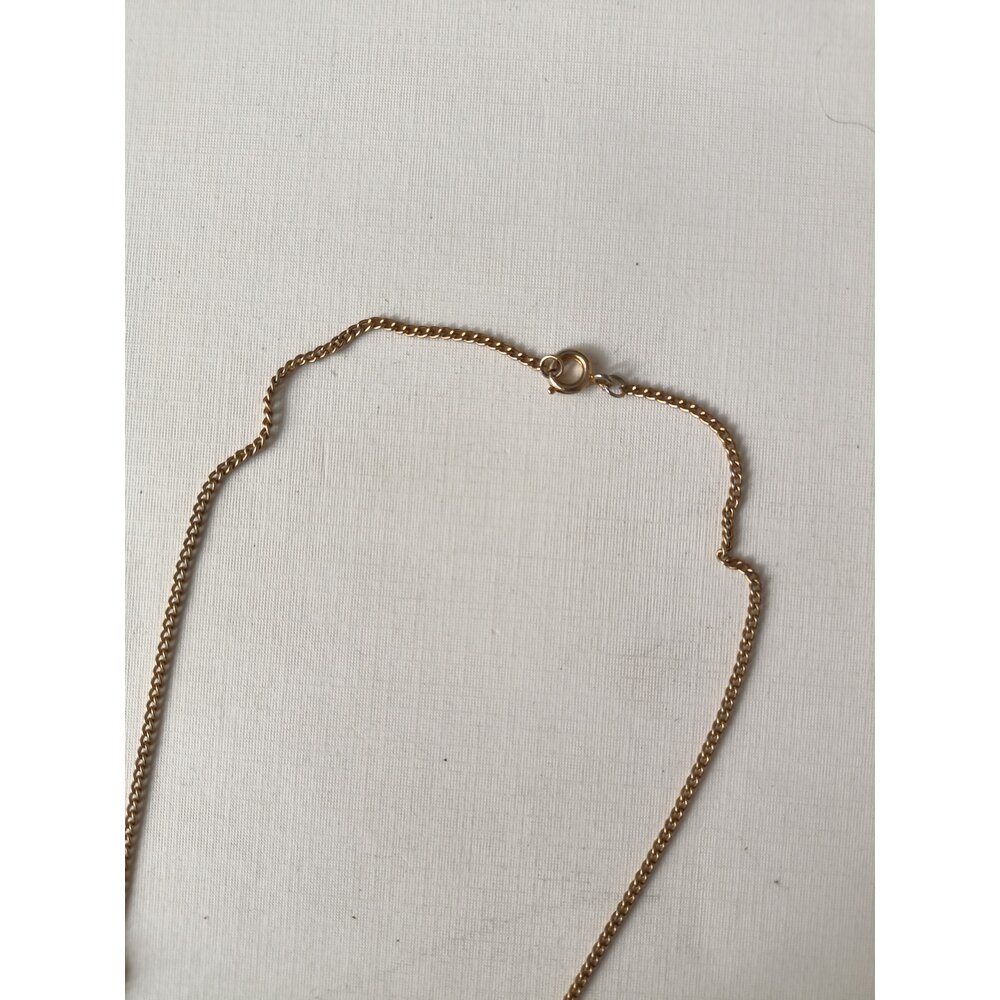 Vintage Yaprak Charmli Kolye
