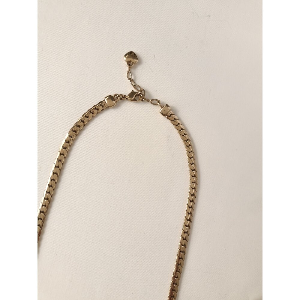 Vintage Tasli Elma Uclu Kolye