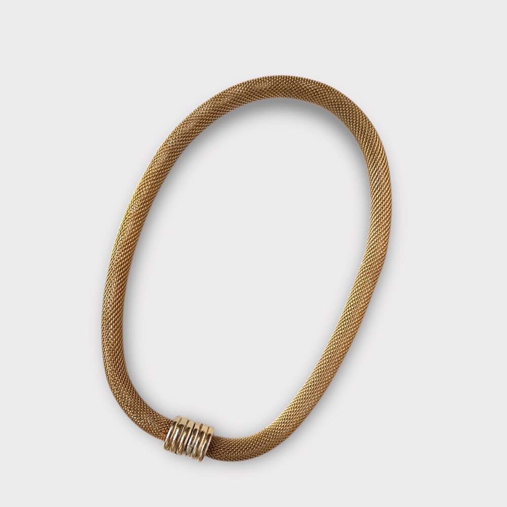 Vintage Mesh Zincir Kolye