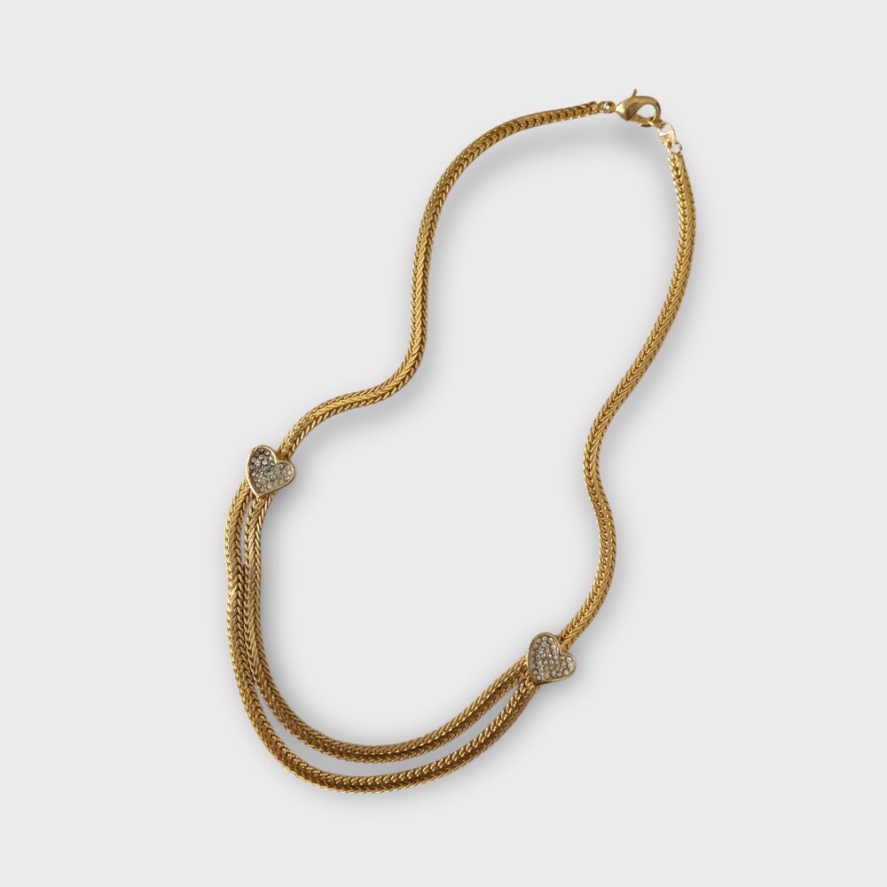 Vintage Tasli Kalpli Kolye