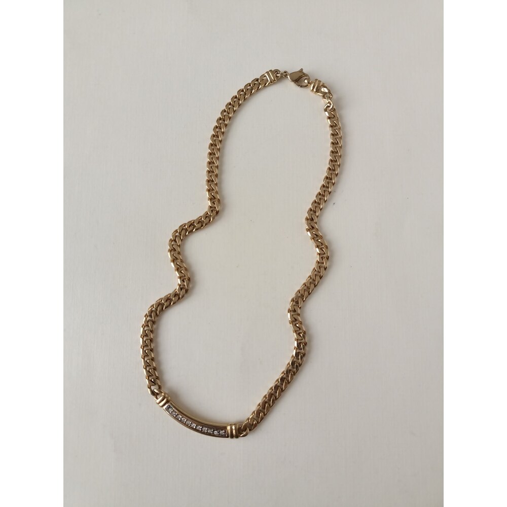 Vintage Tasli Zincir Kolye