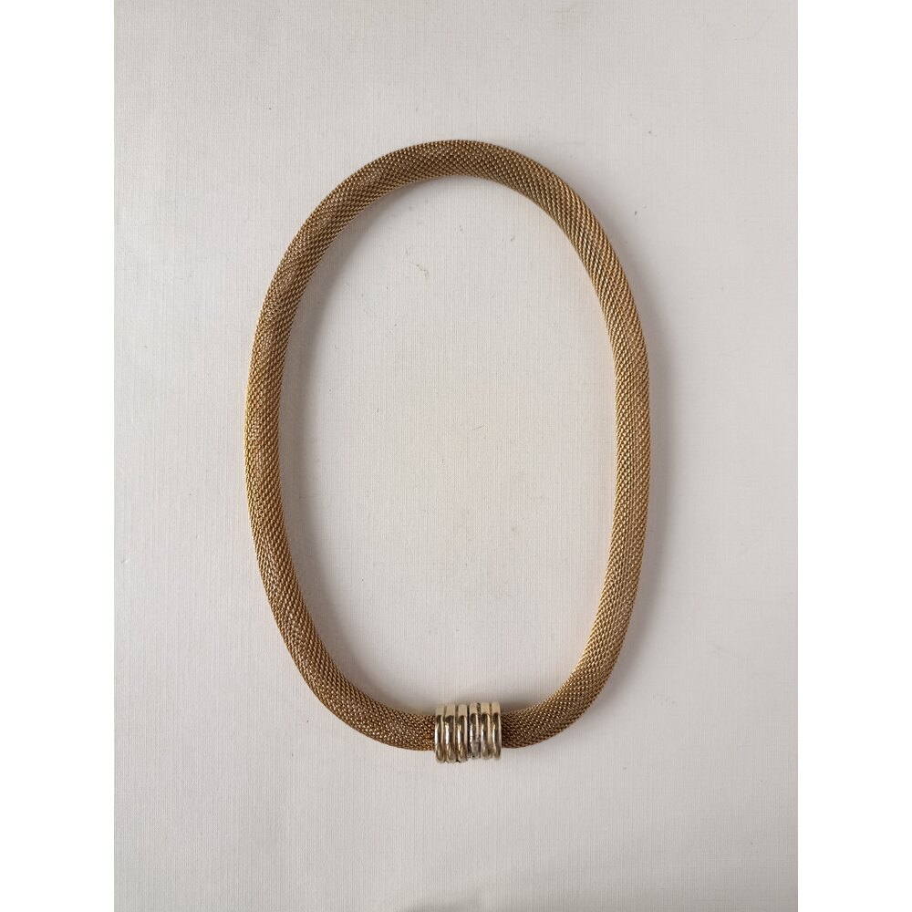Vintage Mesh Zincir Kolye