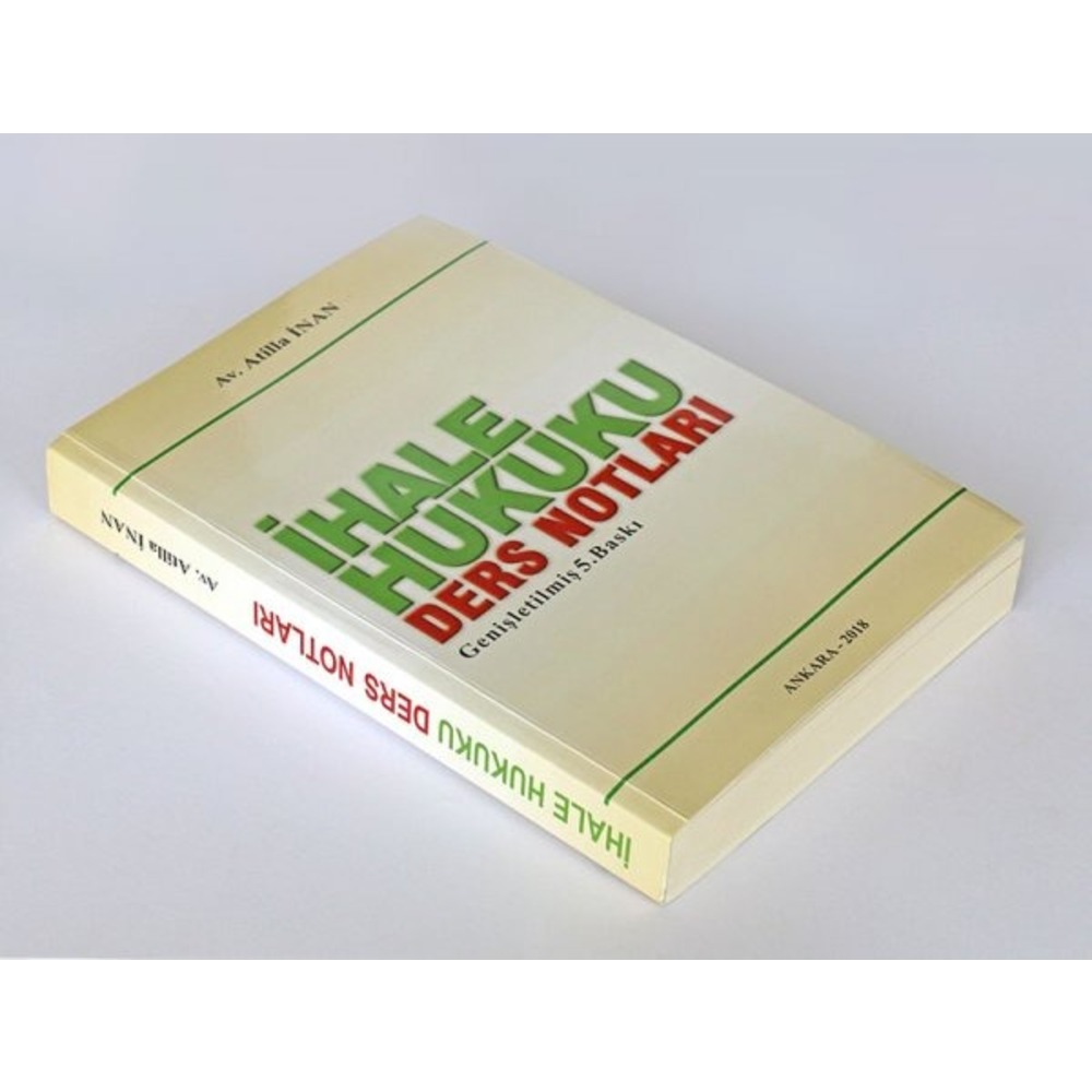 İhale Hukuku Ders Notları
