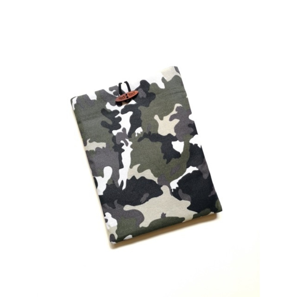 Kamuflaj Yeşil Kitap / Tablet Kılıfı