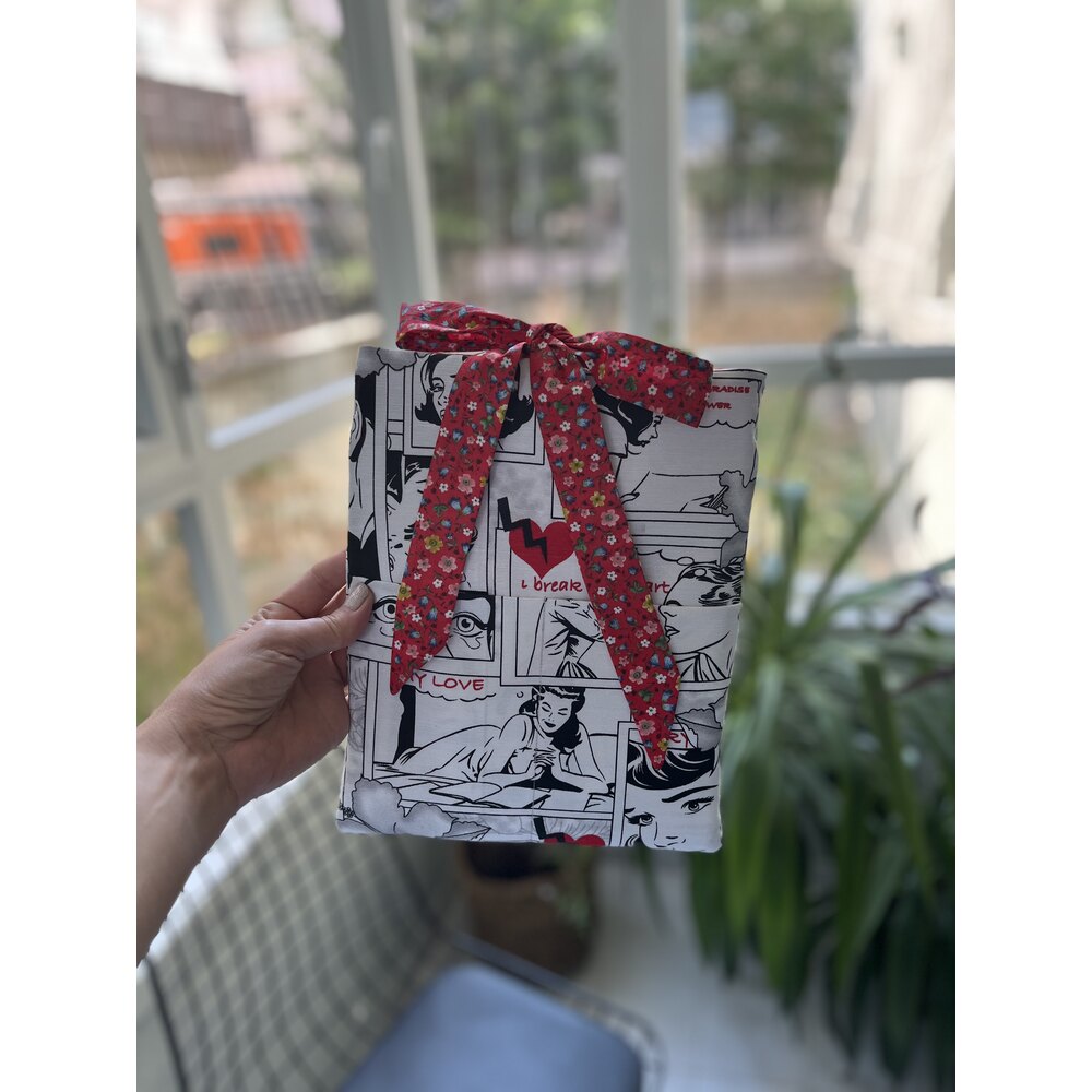 Çizgi Roman Cepli Kitap / Tablet Kılıfı