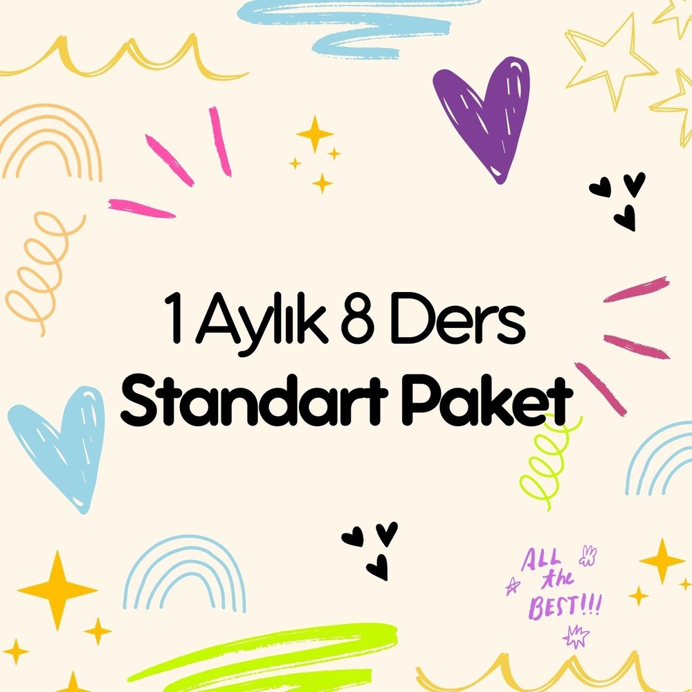1 Aylık 8 Ders Standart  Yoga Paketi