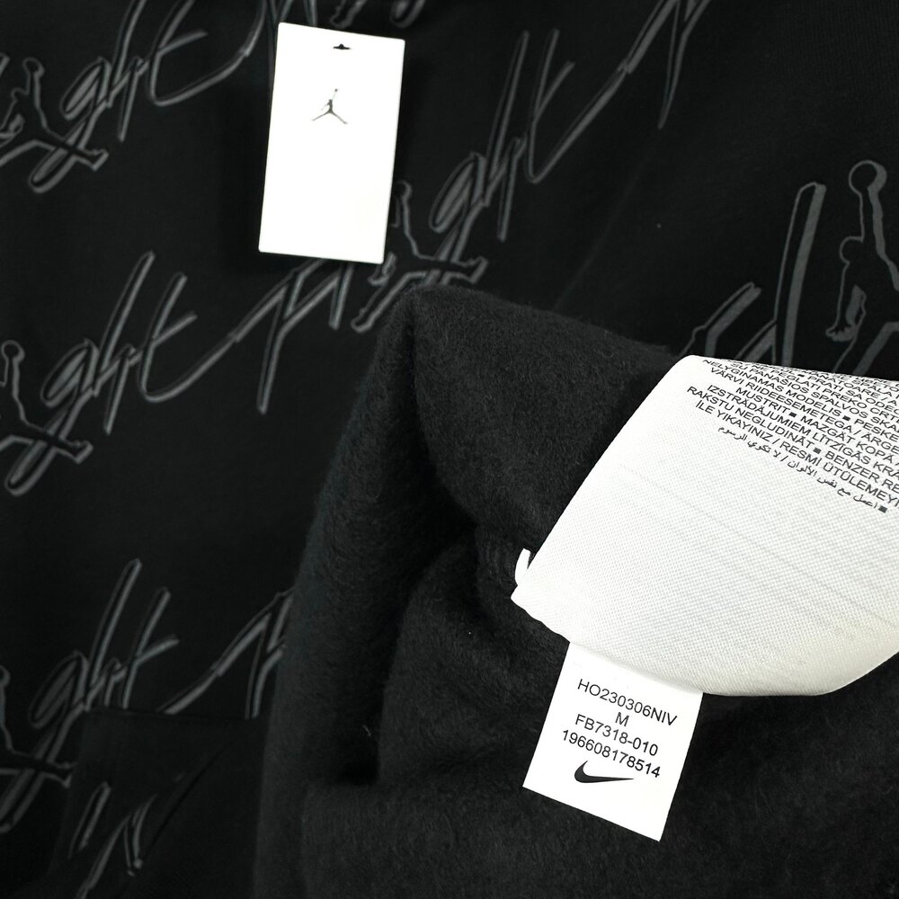 Jordan M J Fleece Pullover Hoodie [FB7318-010]
