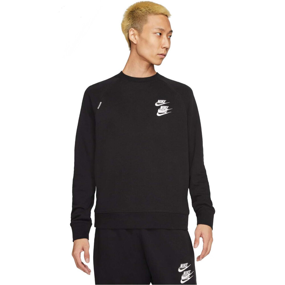 Nike Sportswear French Terry Worldtour Crew Sweatshirt [DD0882-010]