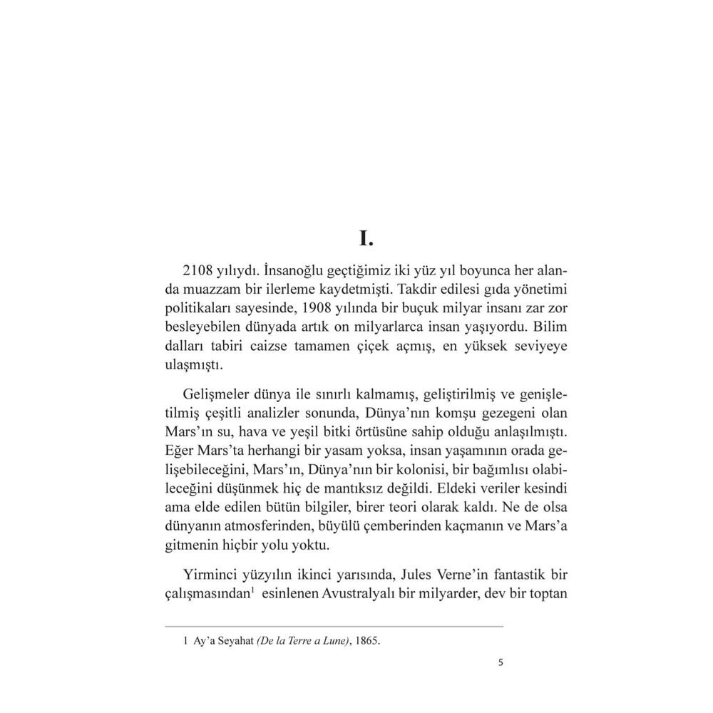 Mars'a Seyahat E-kitap