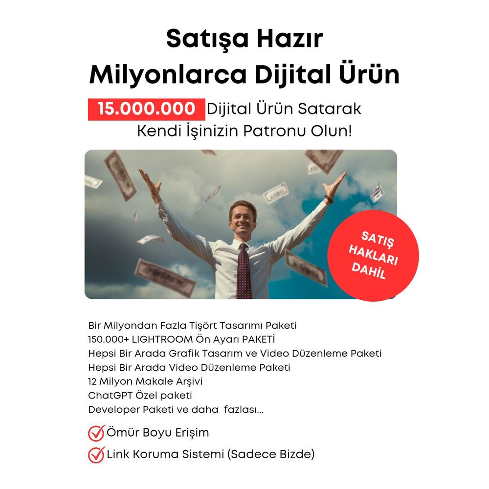 15 Milyon Dijital Ürün