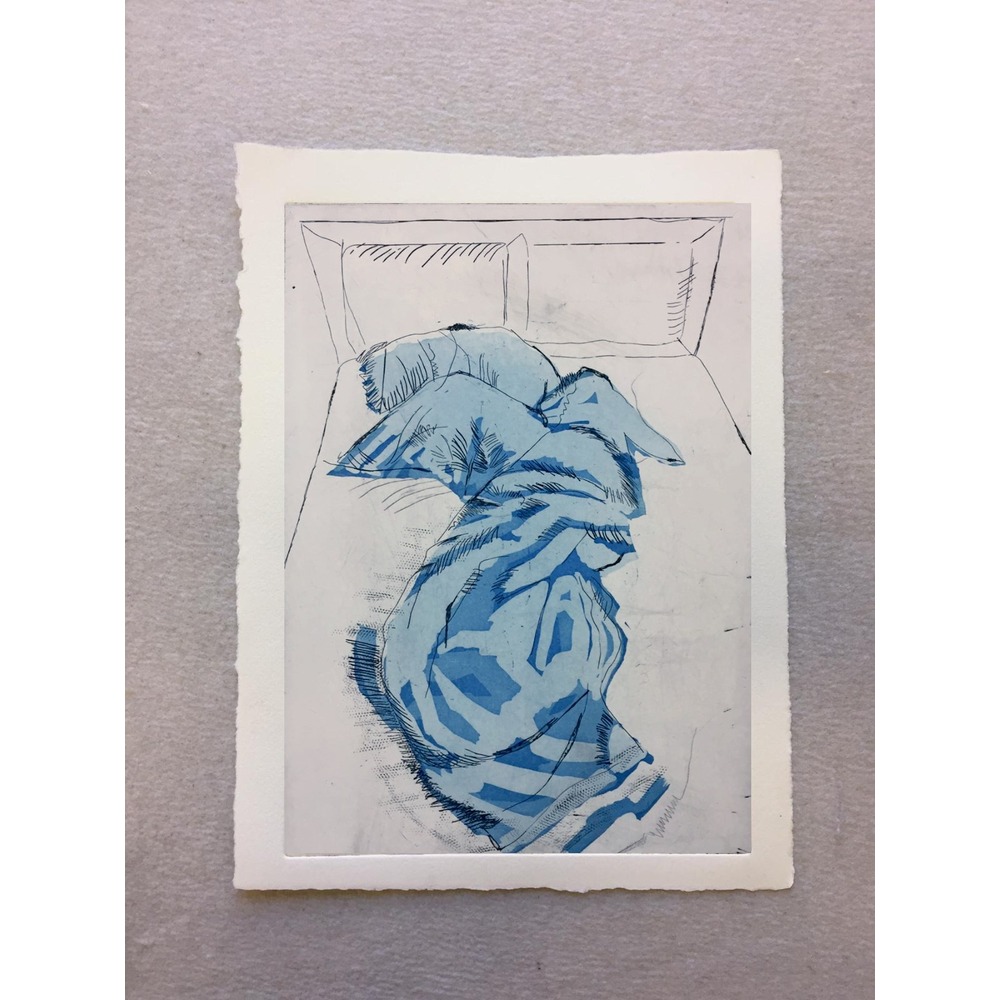 Good Night Sleep of SAPP by Zeynep Kaynar, Summer,2020 at Tampere, Grafiikanpaja Himmelblau.