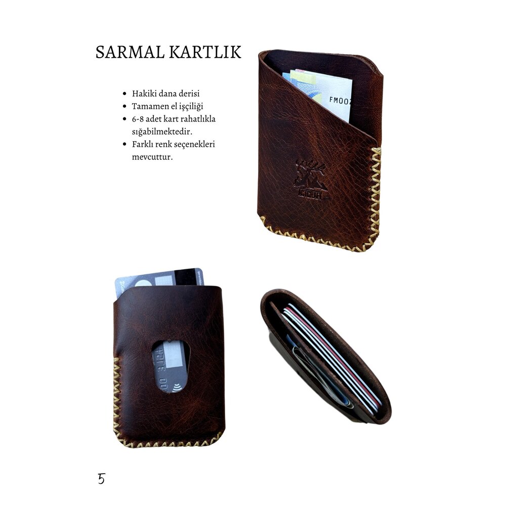 Deri Set - Ahşap Kutusunda