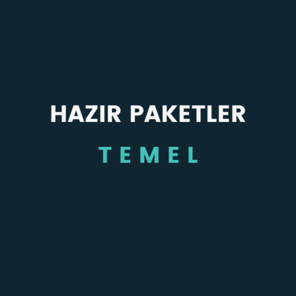 Hazır Paketler | Temel