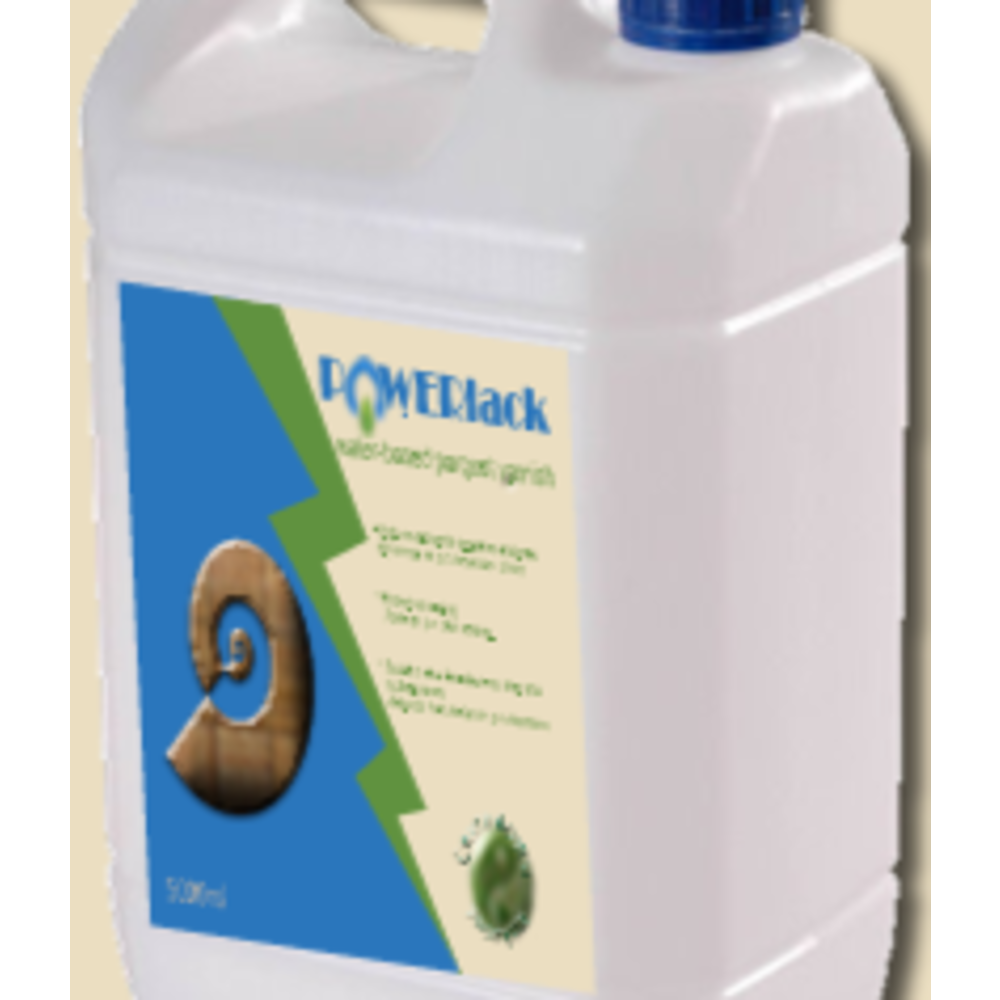 Powerlack 5 lt (yarı mat) Su Bazlı Ahşap ve Parke Cilası