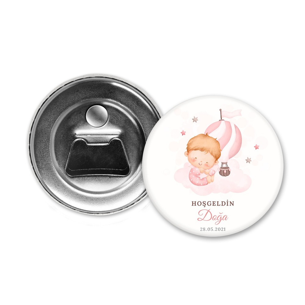 Hoşgeldin Bebek Temalı Açacak Magnet