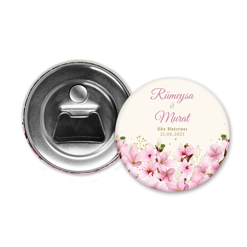 Düğün - Nişan Temalı Açacak Magnet