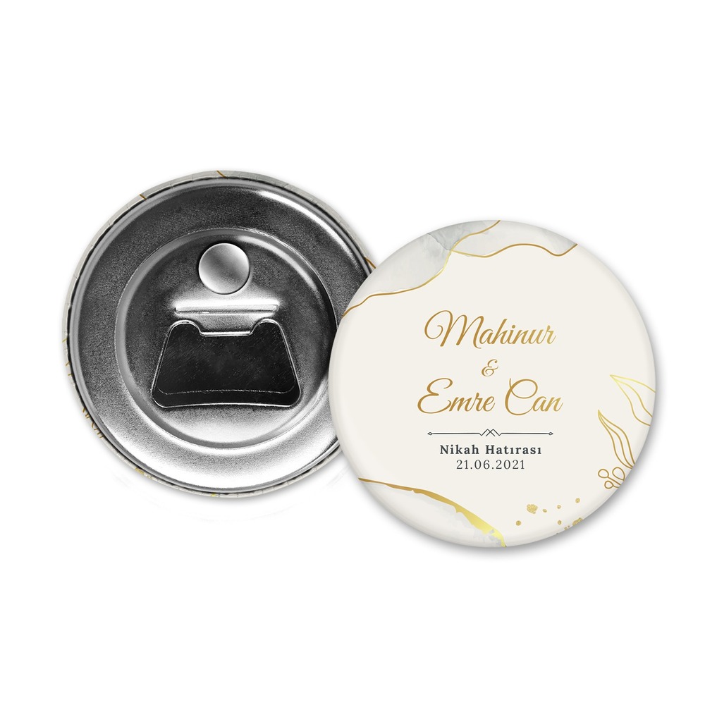 Düğün - Nişan Temalı Açacak Magnet