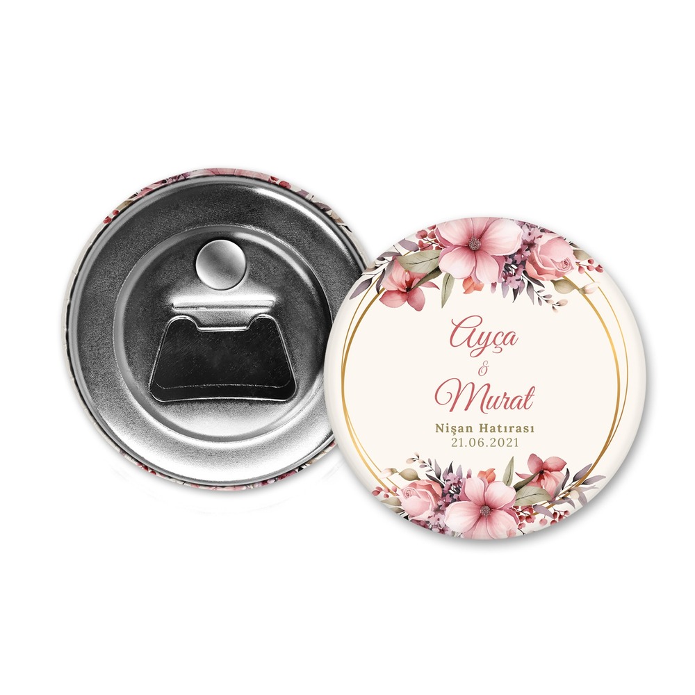 Düğün - Nişan Temalı Açacak Magnet