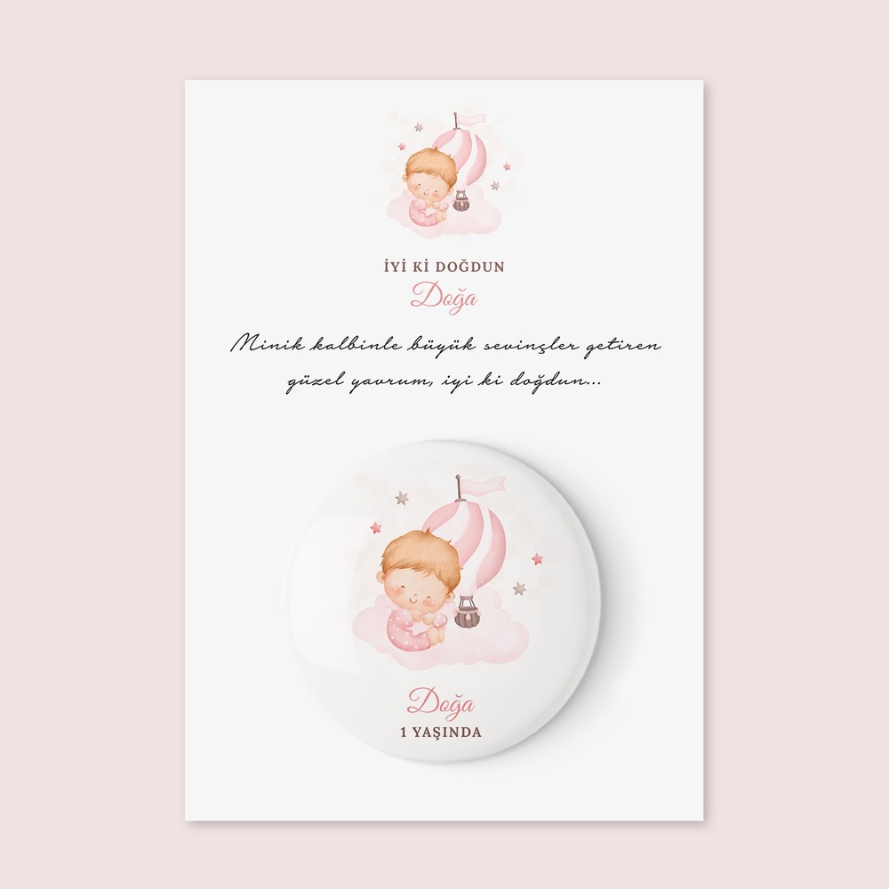 Doğum Günü Temalı Açacak Magnet