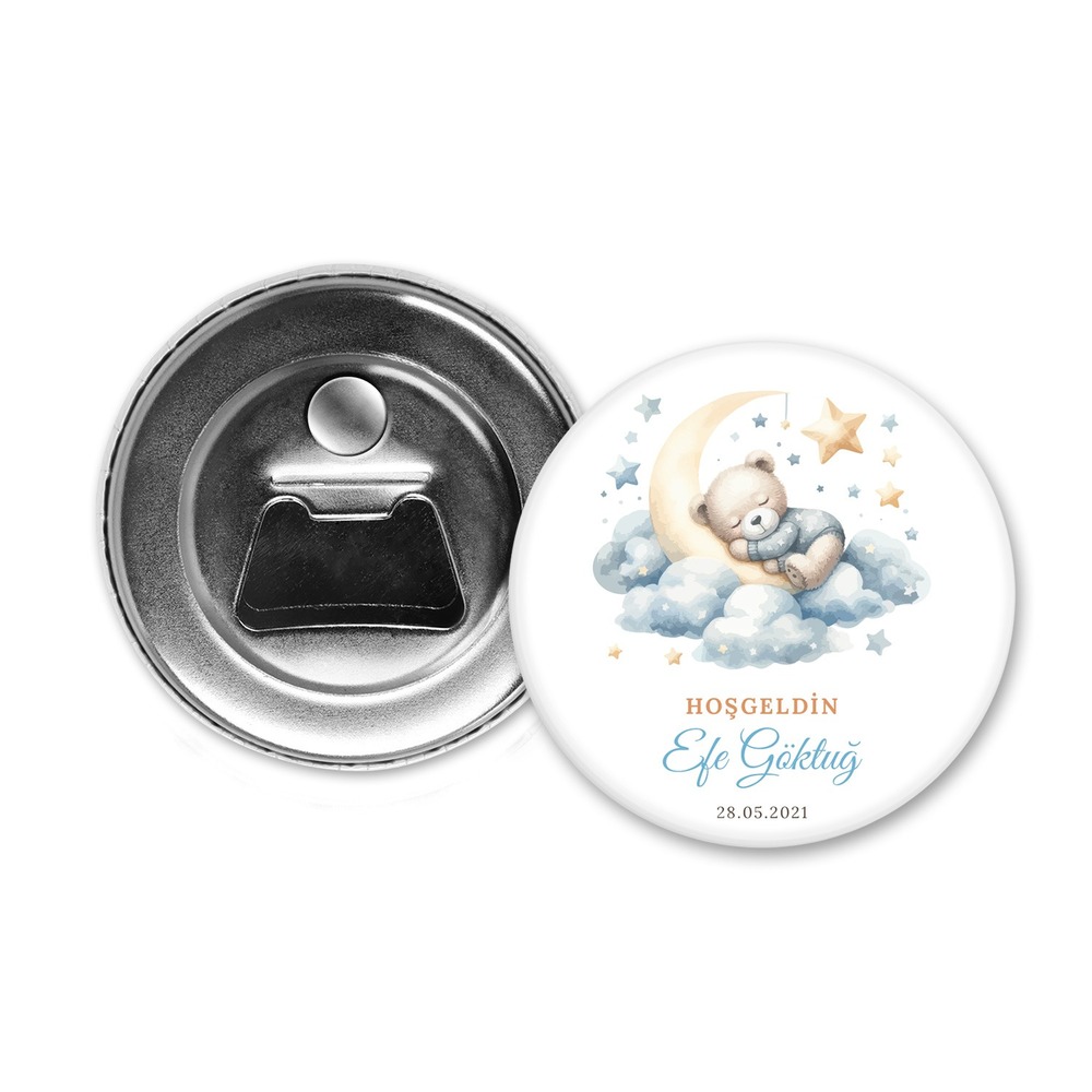 Hoşgeldin Bebek Temalı Açacak Magnet