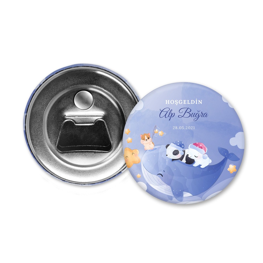 Hoşgeldin Bebek Temalı Açacak Magnet