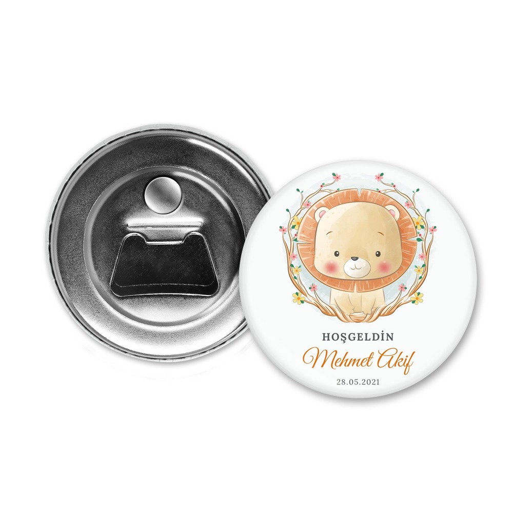 Hoşgeldin Bebek Temalı Açacak Magnet