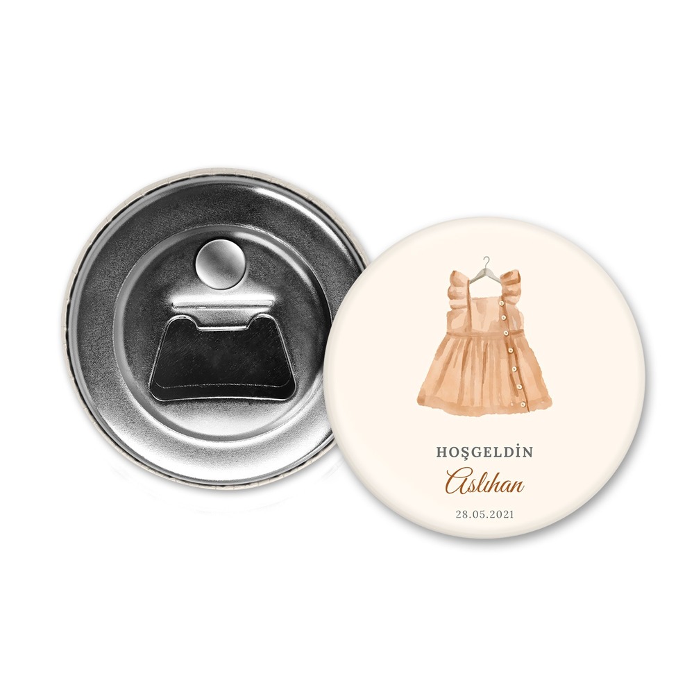 Hoşgeldin Bebek Temalı Açacak Magnet