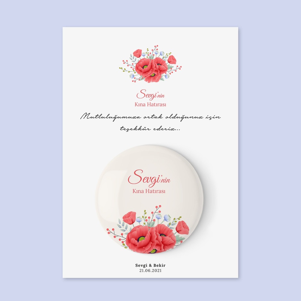 Kına Temalı Açacak Magnet