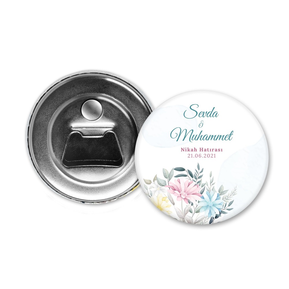 Düğün - Nişan Temalı Açacak Magnet