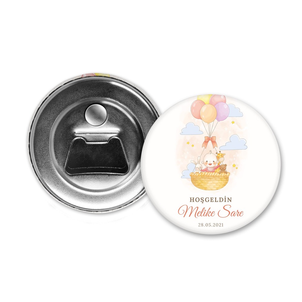 Hoşgeldin Bebek Temalı Açacak Magnet