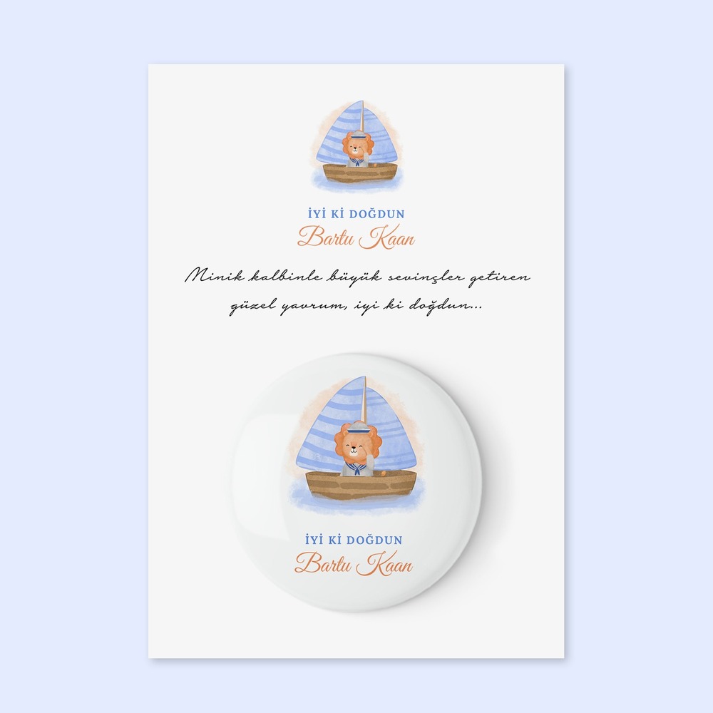 Doğum Günü Temalı Açacak Magnet