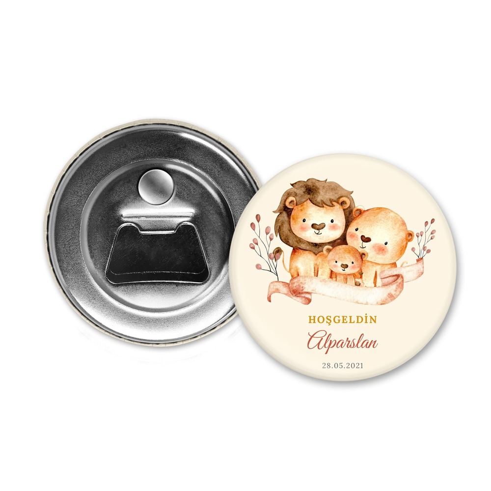 Hoşgeldin Bebek Temalı Açacak Magnet