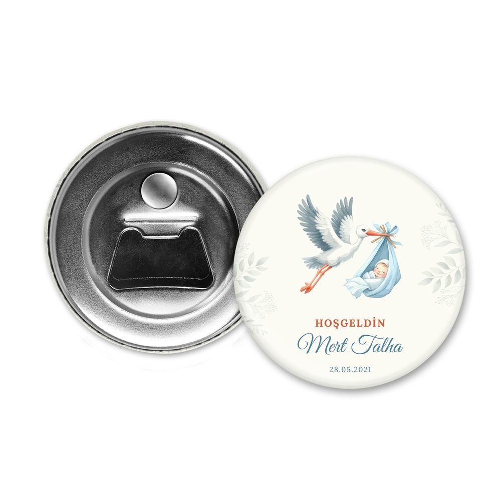 Hoşgeldin Bebek Temalı Açacak Magnet