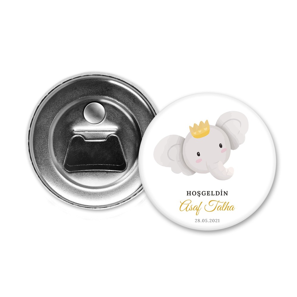 Hoşgeldin Bebek Temalı Açacak Magnet