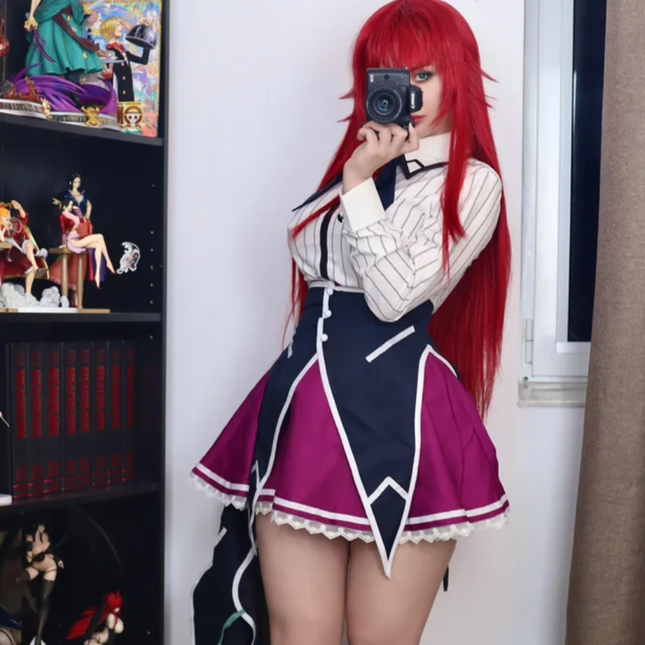 Rias Akeno Cosplay DXD niforma Ve Rias Peruk Anime Kost m rias-akeno-cosplay-dxd-niforma-ve-rias-peruk-anime-kost-m