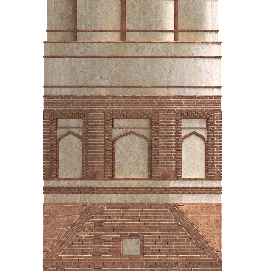 Antalya Yivli Minare 3D basılabilir modeli STL dosyası