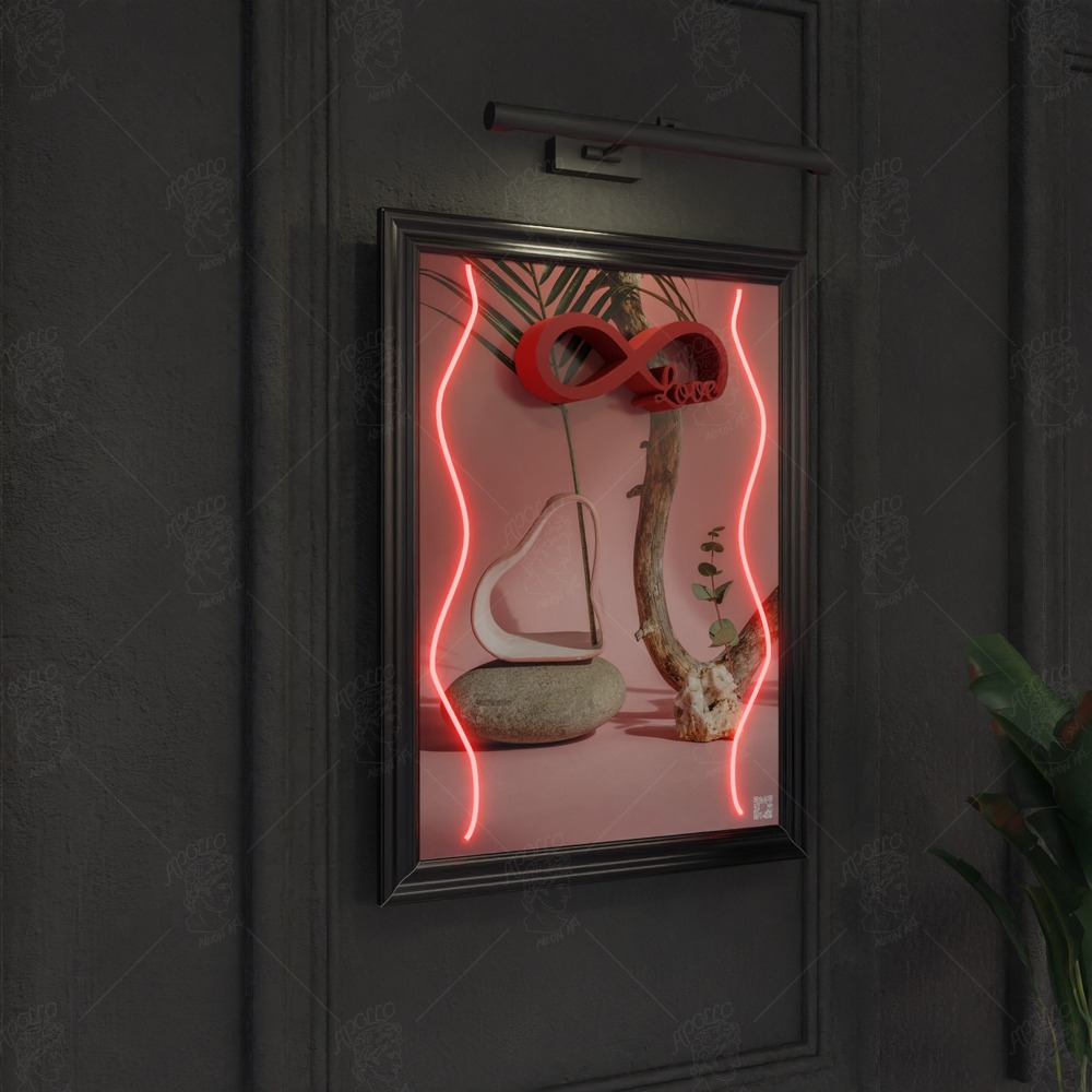 LOVE 3D FİGÜRLÜ NEON TABLO | ApolloNeonArt