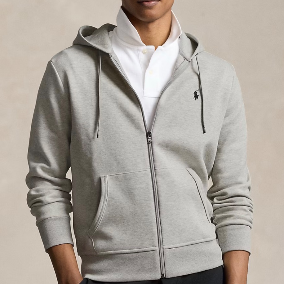 RL Gri zip hoodie | renimoStore
