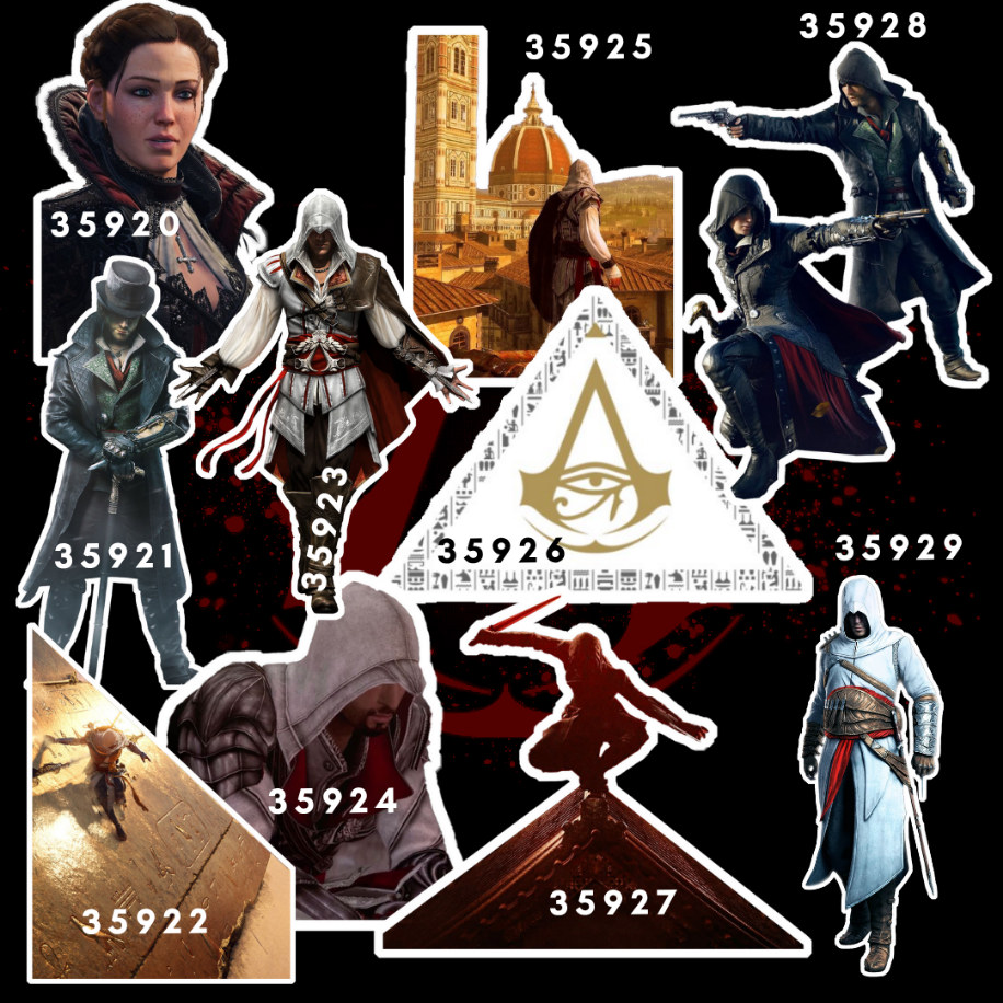 Assassin's Creed Sticker Seti | Arminedra