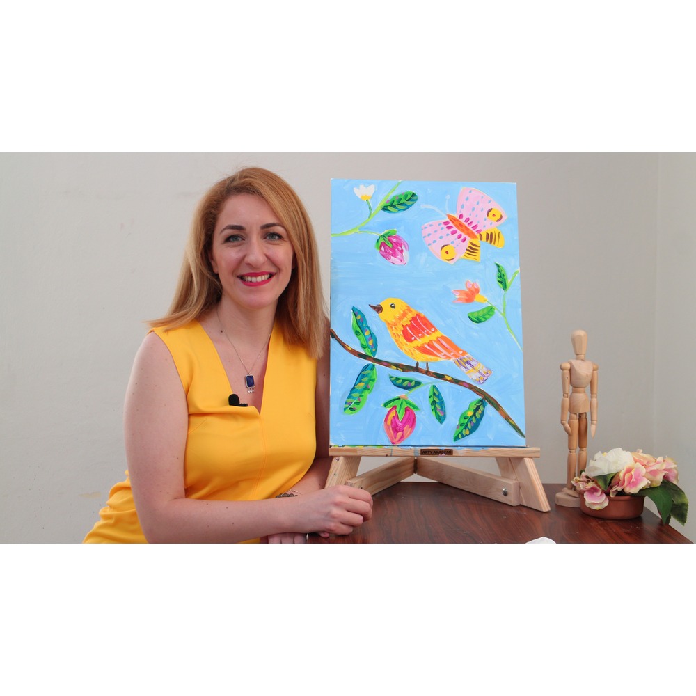 BAHAR DALI - Arty Resim Eğitim Seti / ÇOCUK   / Videolu
