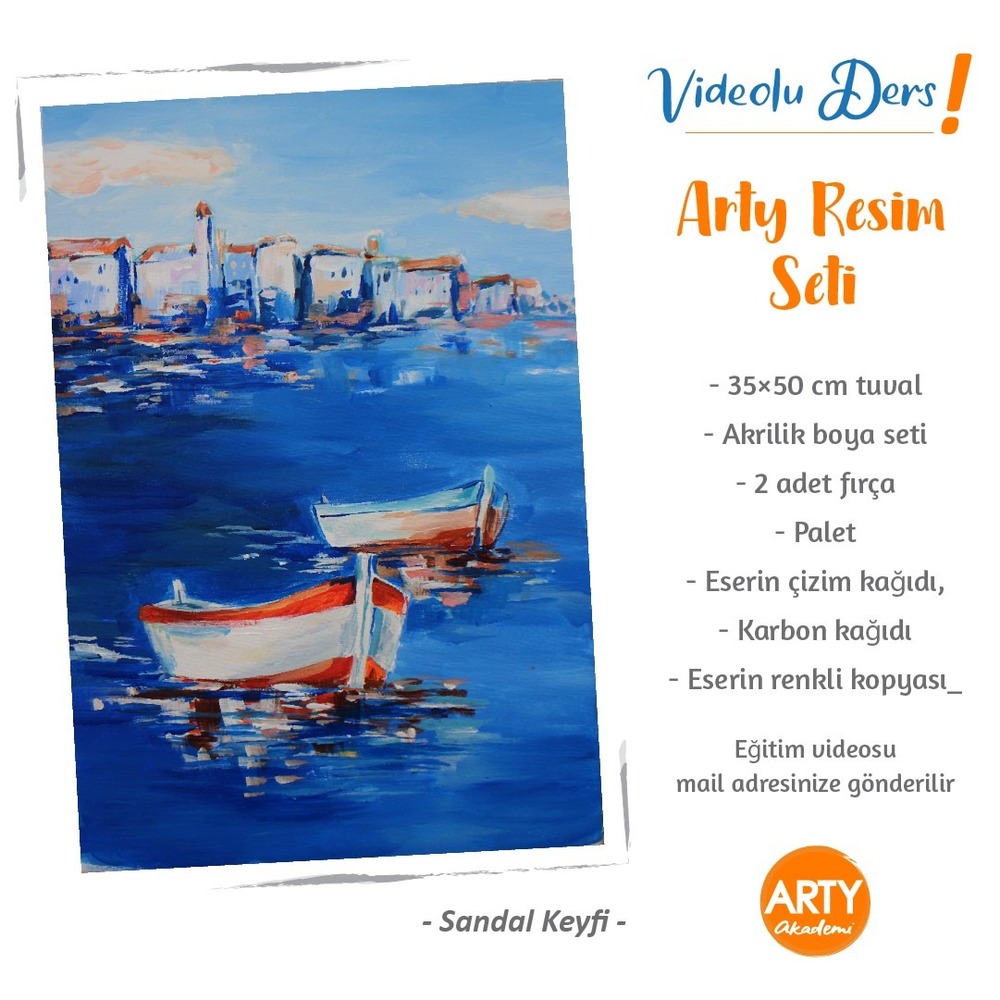 Sandal Keyfİ - Arty Resim Eğitim Seti  / Videolu