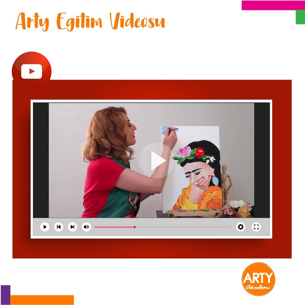 Palyaço - Arty Resim Eğitim Seti / Çocuk  / Videolu
