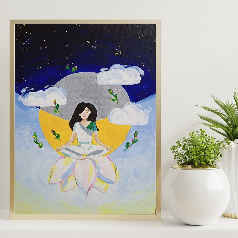 Meditasyon Zamanı / Tablo