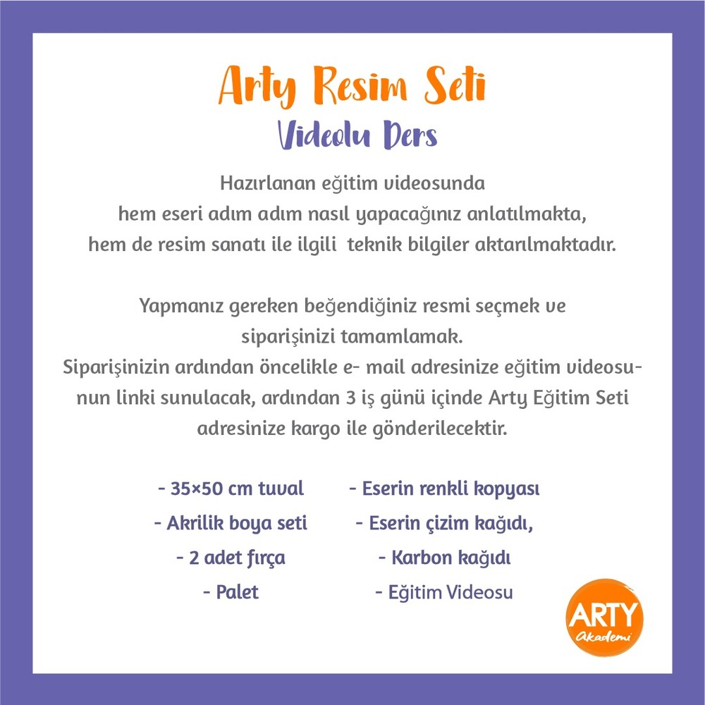Joker - Arty Resim Eğitim Seti / Videolu