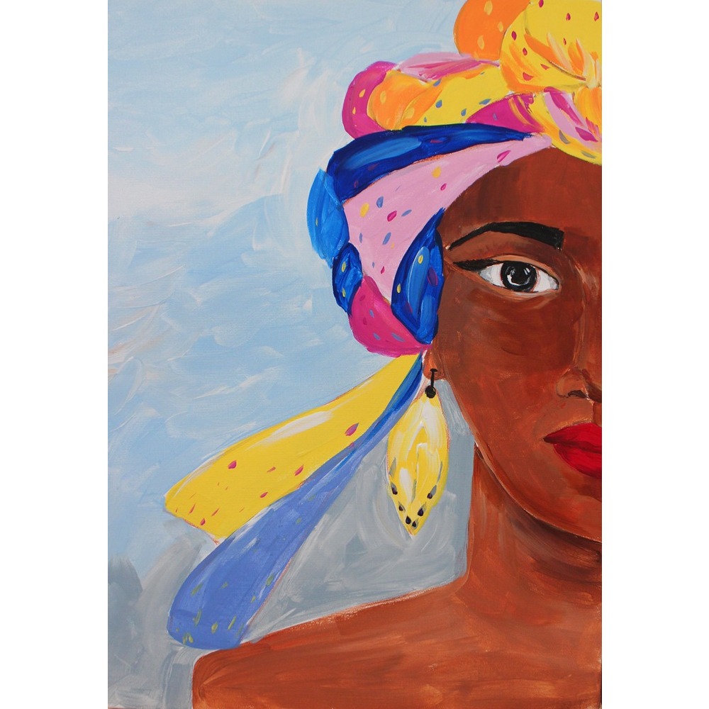 Miss Africa - Arty Resim Eğitim Seti  / Videolu