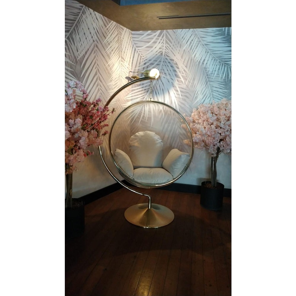 ARZ DESING BUBBLE SALINCAK FLANŞ AYAKLI GOLD MODEL