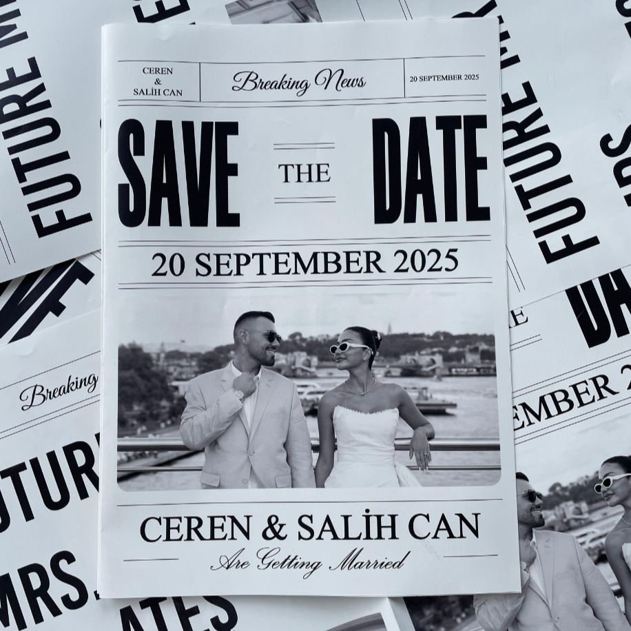 Save The Date Düğün Gazetesi 10’lu